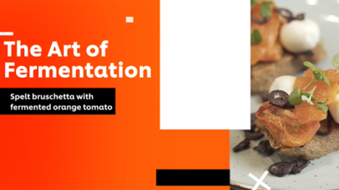 The Art of Fermentation_4. Spelt bruschetta with fermented orange tomato_UFSAcademy