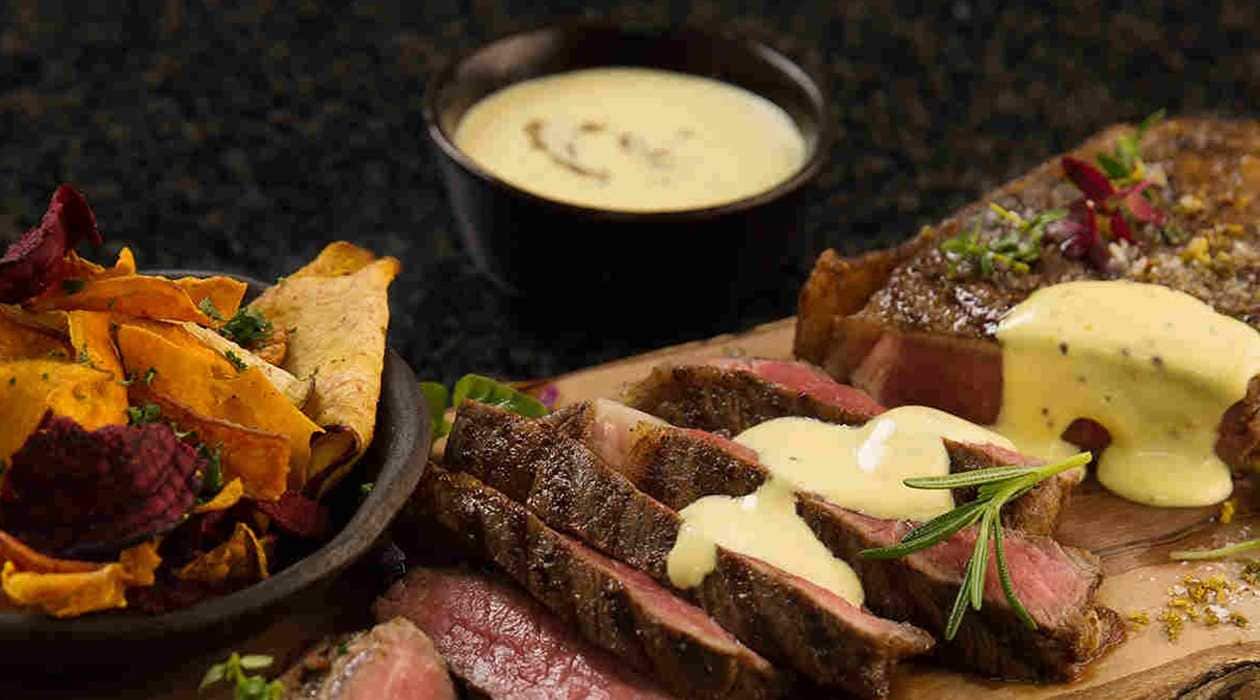 Sliced Grilled Steak With Mustard Hollandaise – - Recipe