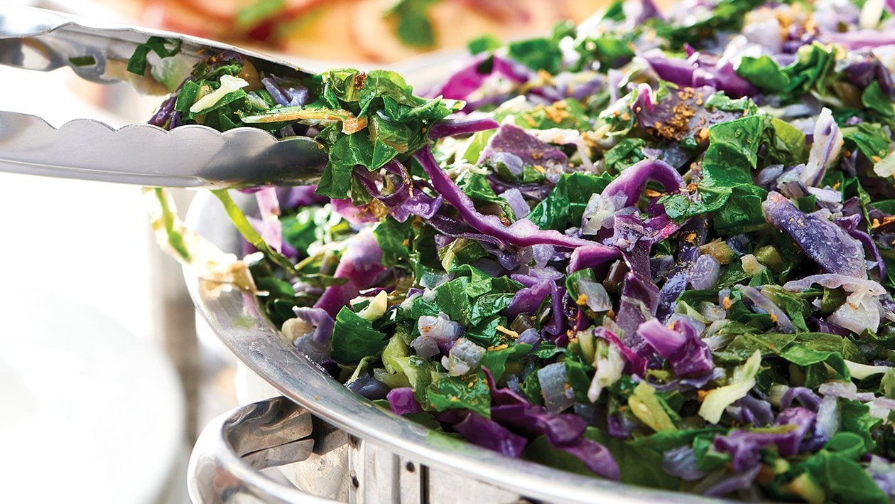 Sautéed Spinach and Cabbage Fusion – - Recipe