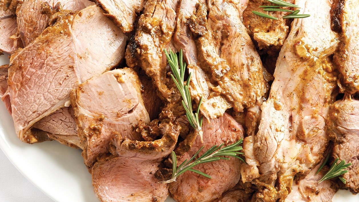 Lamb Roast With Garlic Mayo Rub – - Recipe