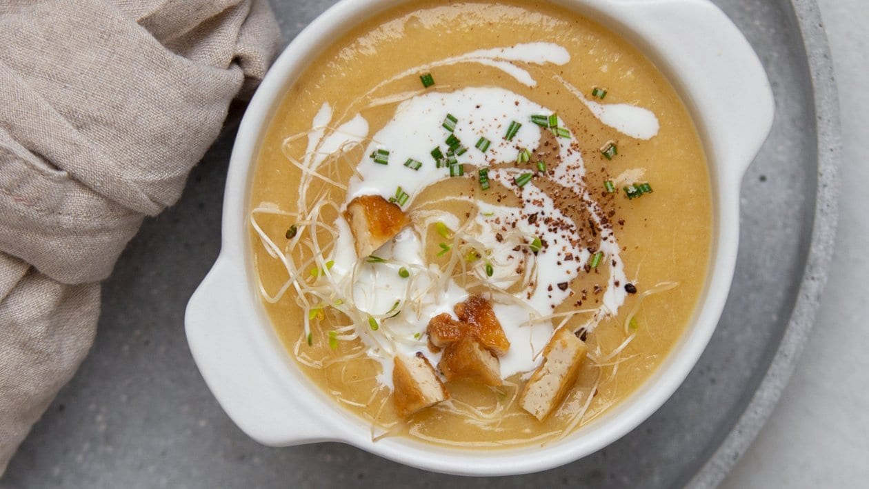 Sweet Potato and Tofu Soup – - Recipe