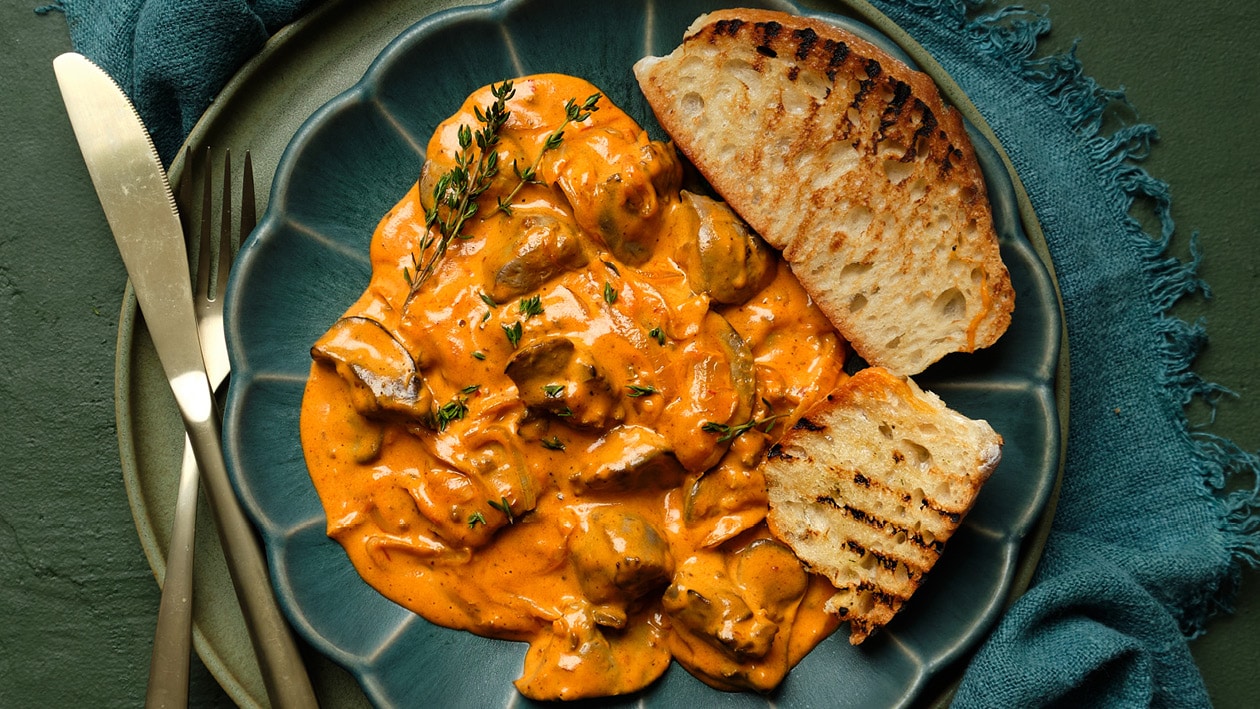 Devilled Creamy Chicken Livers served with toasted Ciabatta – - Recipe
