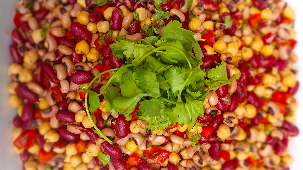 Three Bean Salad with Smoked Paprika Dressing – - Recipe